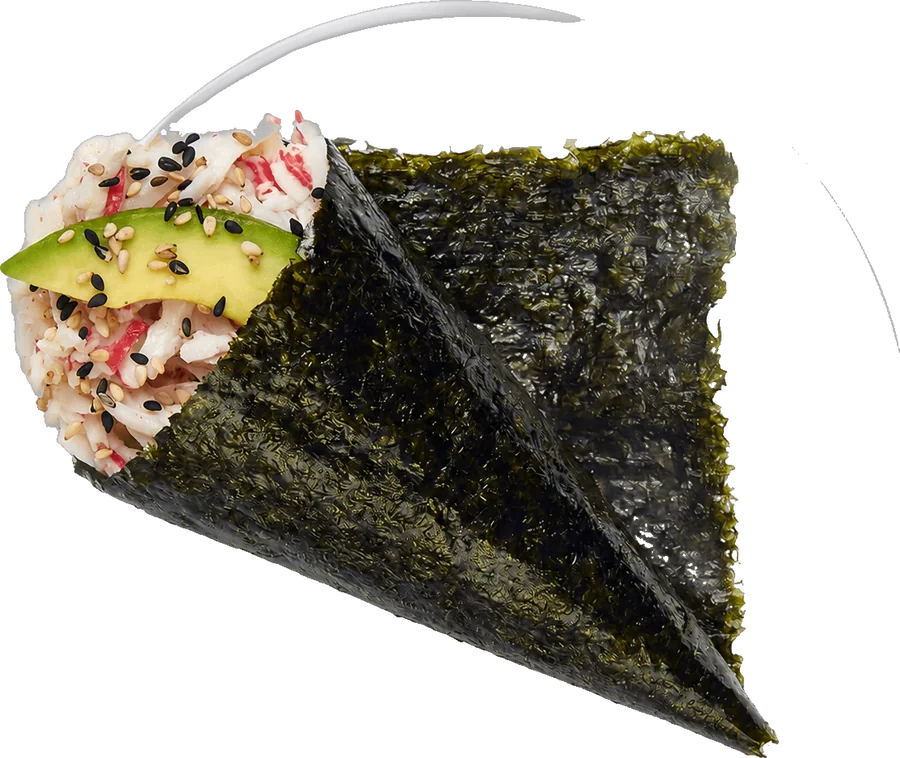 California Hand Roll at Poke Bowl 327 in Palmdale